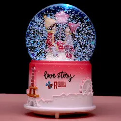 گوی موزیکال مدل کادو عاشقانه