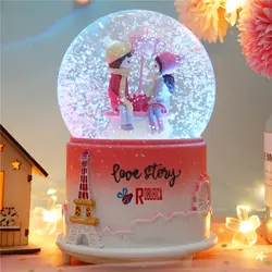 گوی موزیکال مدل کادو عاشقانه