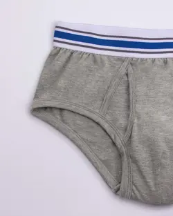 پک دو عددی لباس زیر مردانه اسلیپر طرح راه راه کد 09405