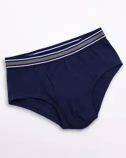 پک دو عددی لباس زیر مردانه اسلیپر طرح راه راه کد 09405