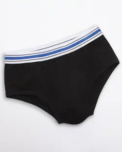 پک دو عددی لباس زیر مردانه اسلیپر طرح راه راه کد 09405