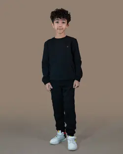 ست بلوز و شلوار ساده زیروتن (لوگو پانچ فلزی)