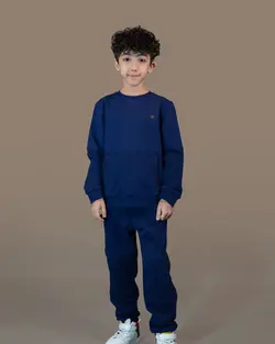 ست بلوز و شلوار ساده زیروتن (لوگو پانچ فلزی)