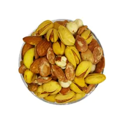 آجیل مخلوط سفارشی-1 (چهارمغز سوپر با تخمه جابانی)