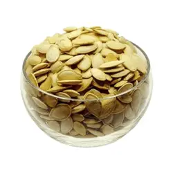تخمه کدو گوشتی تفت‌داده بی‌نمک