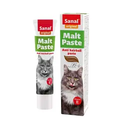 خمیر مالت گربه سانال آنتی هربال به همراه ویتامین E - پت شاپ