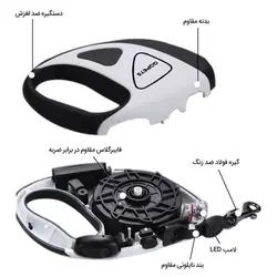 بند قلاده متری سگ کیو کیو پت - پت شاپ