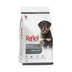 غذای خشک توله سگ رفلکس طعم بره و برنج 3کیلوگرم - پت شاپ