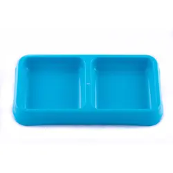 ظرف غذای دوقلو لیلین سایز کوچک هپی پت