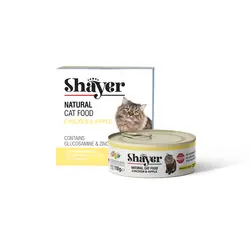 کنسرو فیله مرغ و سیب شایر مخصوص گربه 110گرمی