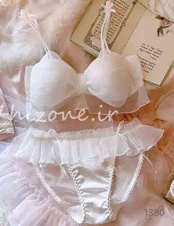 ست لباس زیر اسفنجی مدل عروس (سفید)