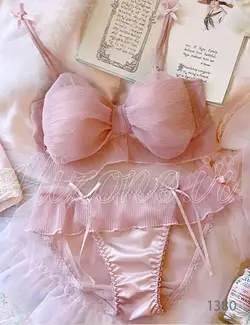 ست لباس زیر اسفنجی مدل عروس (صورتی)