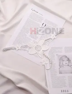 شورت لامبادا مرواریدی مدل لیانا