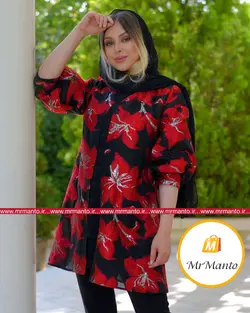 مانتو شیک عید ژاکارد سیلوانا