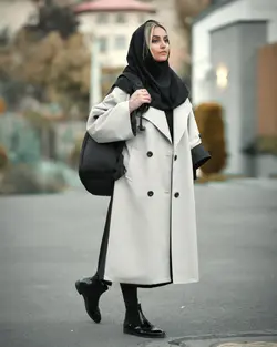 مانتو دانشجویی بلند پاییزه