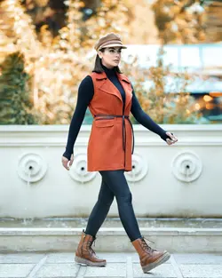 وست سوییت پاییزه رنگی+کمرچرم