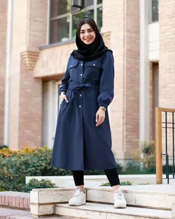 مانتو دانشجویی بلند تابستانه