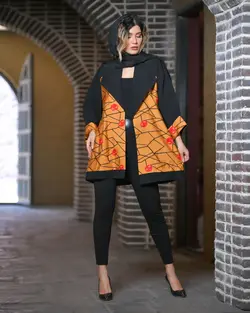 مدل مانتودورنگ کوتاه 1401