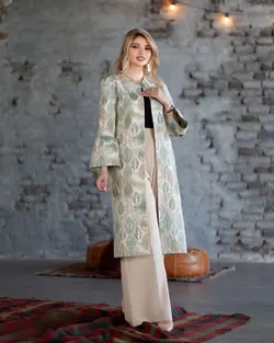 مانتو مجلسی 1401 ژاکارد