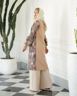 مانتو مجلسی 1401 ژاکارد