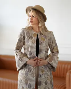 مانتو مجلسی 1401 ژاکارد