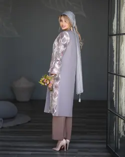 مانتو مجلسی 1401 ژاکارد