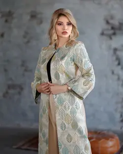 مانتو مجلسی 1401 ژاکارد