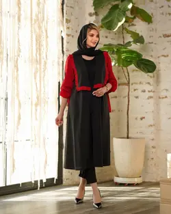 مانتو ترکیبی بلند 1401