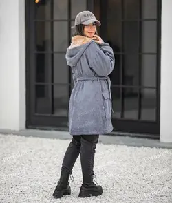 پالتو زمستانه مخمل کبریتی