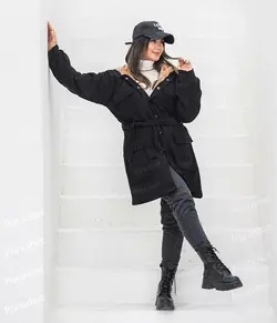 پالتو زمستانه مخمل کبریتی