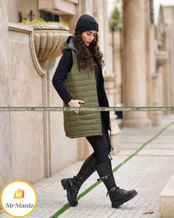 مانتو پاییزه مموری مدل ساناز