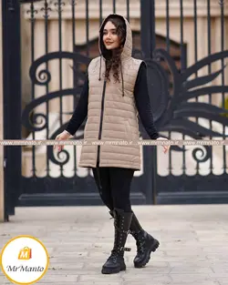 مانتو پاییزه مموری مدل ساناز