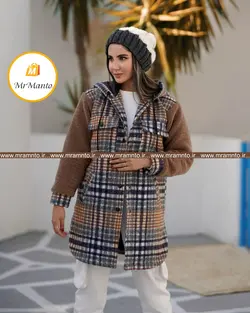 پالتو زمستانه فوتر پشمی مدل ماریسا