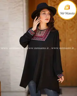 مانتو محرم 1400 مدل دلدار حریر