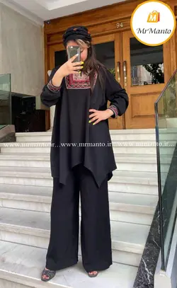 مانتو محرم 1400 مدل دلدار حریر