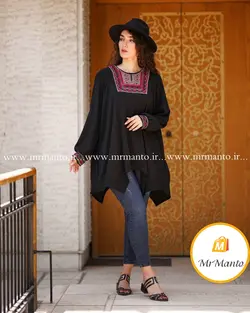 مانتو محرم 1400 مدل دلدار حریر