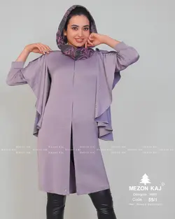 مدل مانتو آلما آستین دو تیکه مزون کاج