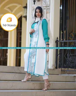 مانتو بهار مدل ارغوان ابروبادی ست