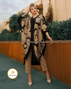 مانتو عیدانه 1400 مدل پارنا یاخما و ابربادی