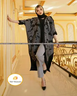 مانتو عیدانه 1400 مدل پارنا یاخما و ابربادی