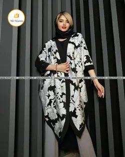 مانتو عیدانه 1400 مدل پارنا یاخما و ابربادی