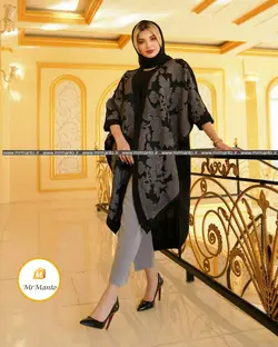 مانتو عیدانه 1400 مدل پارنا یاخما و ابربادی