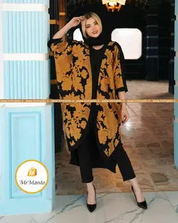 مانتو عیدانه 1400 مدل پارنا یاخما و ابربادی