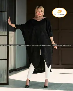 مانتو عیدانه 1400 مدل پارنا یاخما و ابربادی