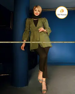 مانتو عید نوروز نیهان کتان کریستال