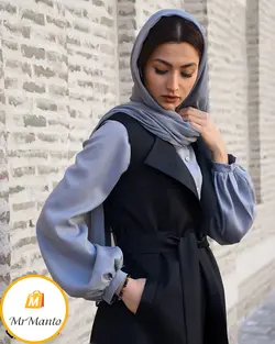 مدل مانتو عید 1400 سارافون باشومیزرویا