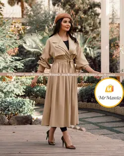 مانتو بهاره 1400 بلند کرپ