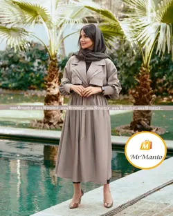 مانتو بهاره 1400 بلند کرپ