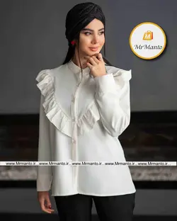 مانتو عید ست شنل و شومیز و سنجاق سینه