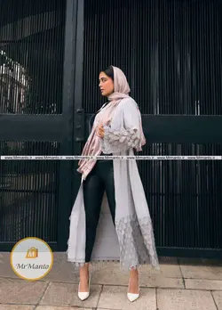 مانتو عید 1400 برنوتی برگی